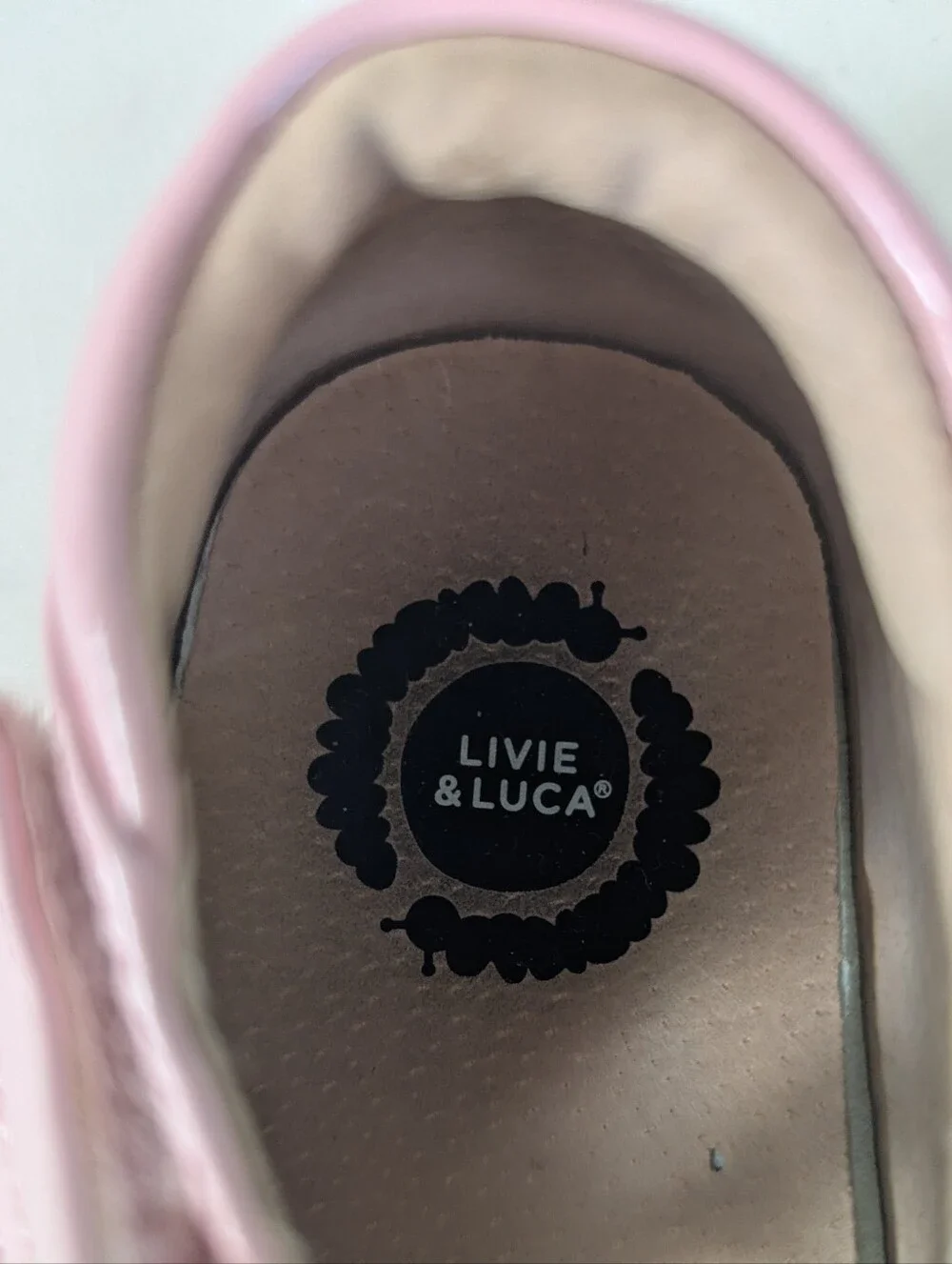 Livie & Luca Girls Blossom Pink Leather Shoes
